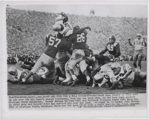 Football - 1955 Rose Bowl Wire Photos (11)