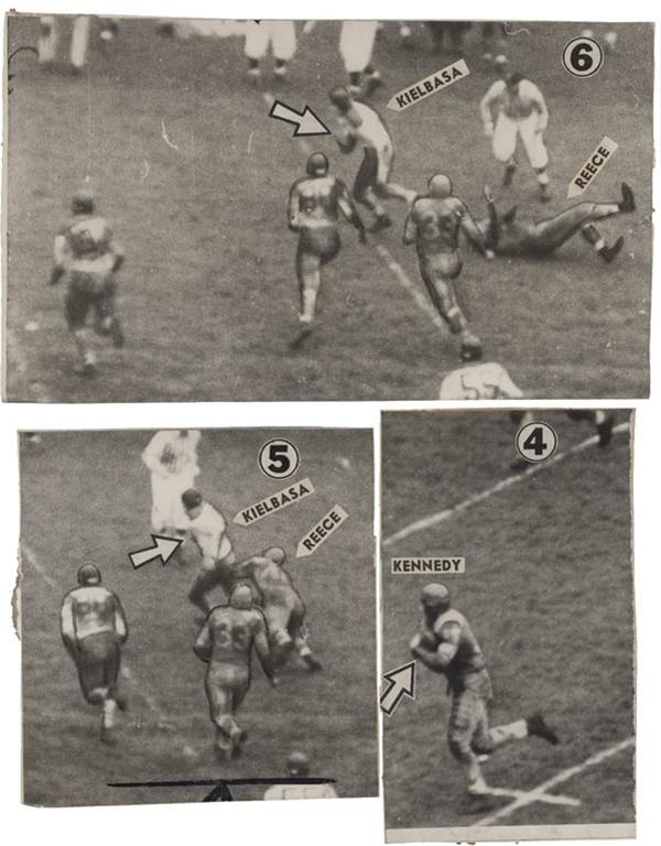 - 1940’s East-West Shrine Game Wire Photos (4)