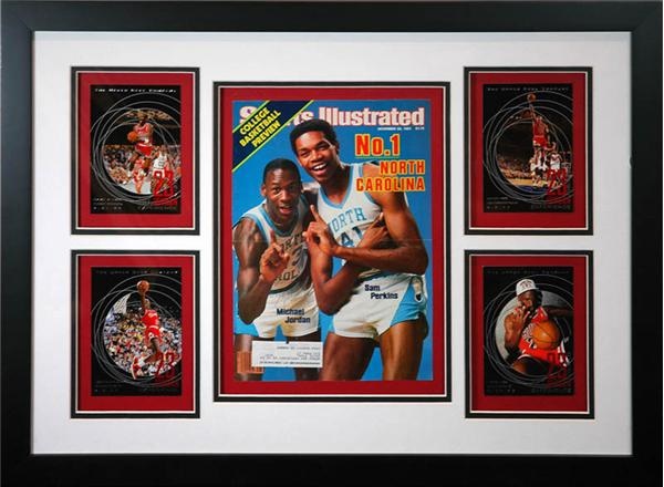 - Michael Jordan Vintage Signed Photo Display