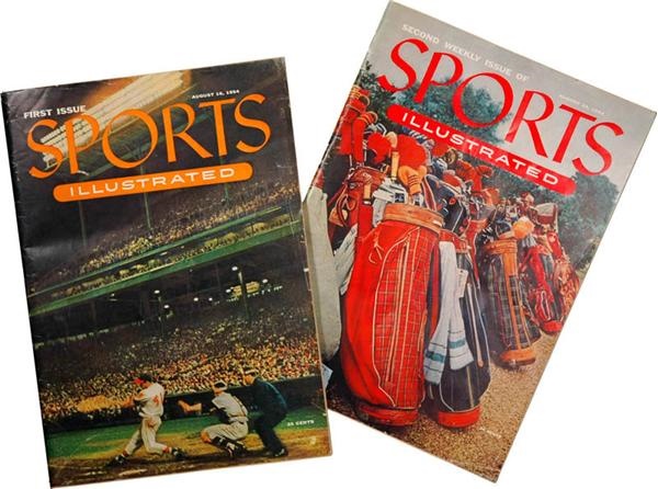 Ernie Davis - Sports Illustrated Issue #1 and #2