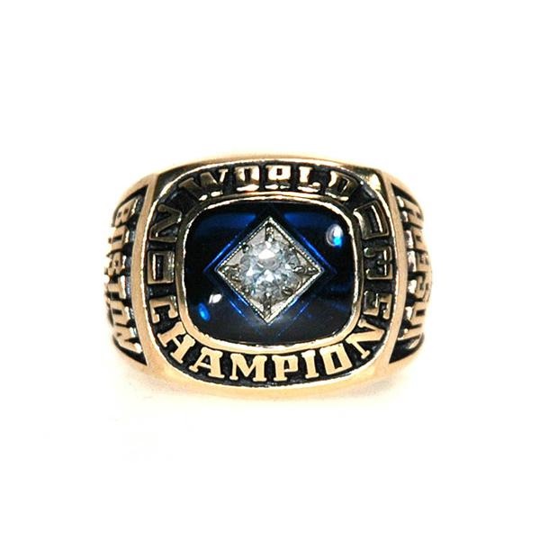 Sports Rings And Awards - 2003 Mens Ameatur Baseball League Championship Ring 10K