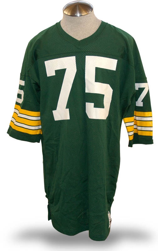 Football - Forrest Gregg Worn Green Bay Packers Jersey