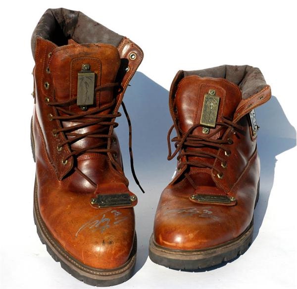 - Shaquille O'Neal Signed and Worn Karl Kani Boots (2)