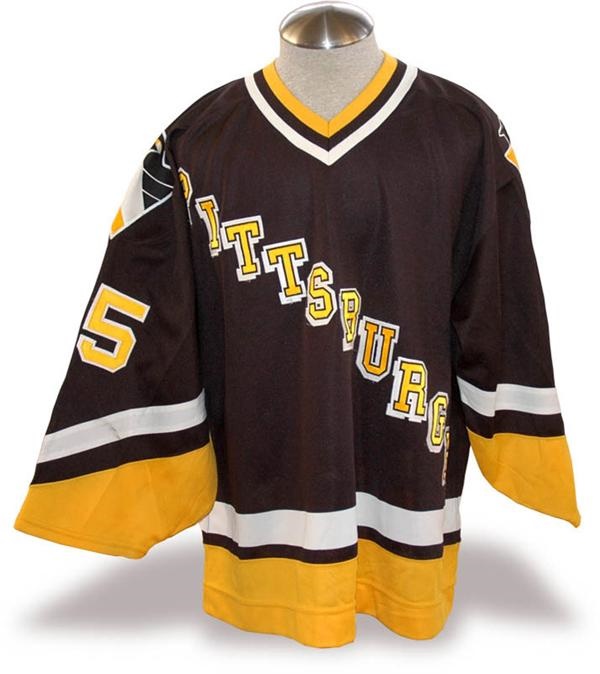 Circa 1993-94 Tom Barrasso Pittsburgh Penguins Game Worn Jersey
