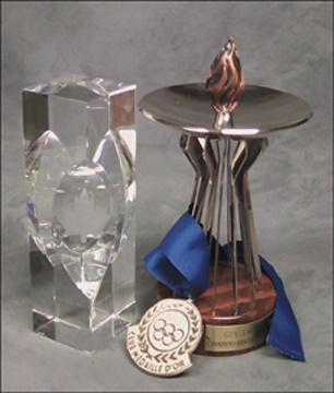 - 1990's Collection of Awards Presented to Guy Lafleur (3)