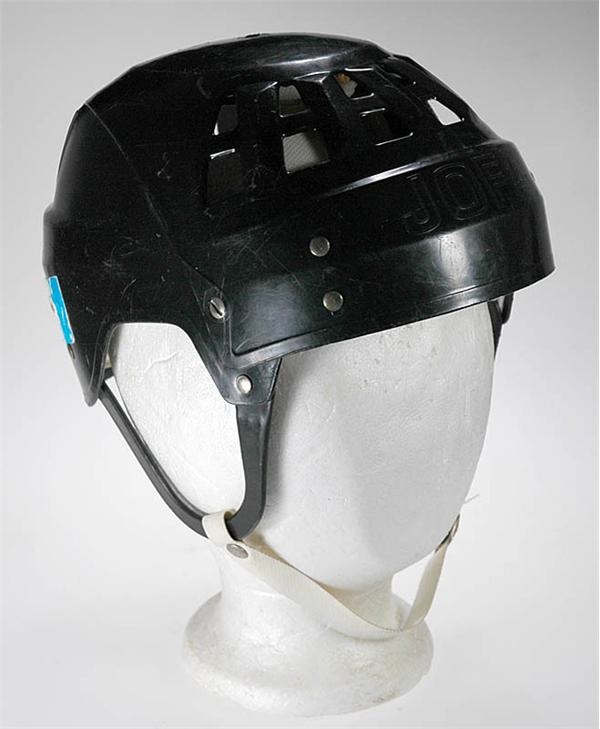 Hockey Equipment - 1990-91 Phil Bourque Pittsburgh Penguins Game Worn Stanley Cup Helmet