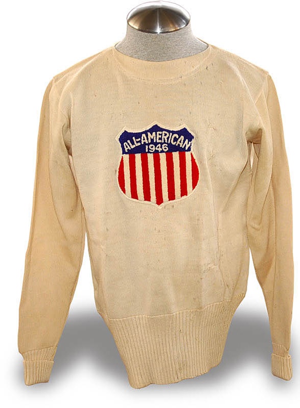 Football - 1946 Felto Prewitt Tulsa University All American Football Sweater