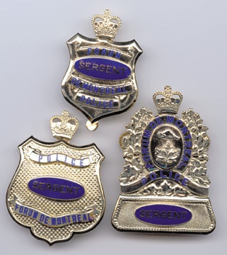- 1990's Montreal Forum Police Badge Set of Three