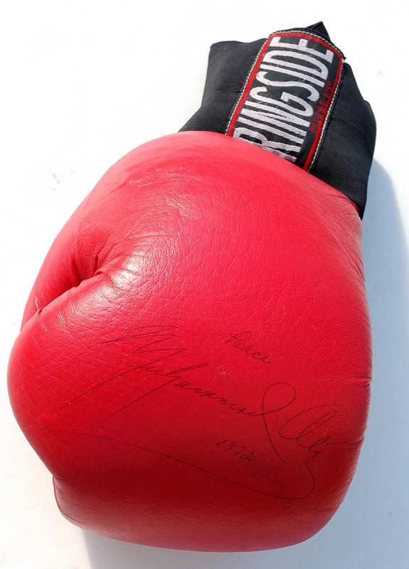 - 1972 Muhammad Ali Signed Boxing Glove