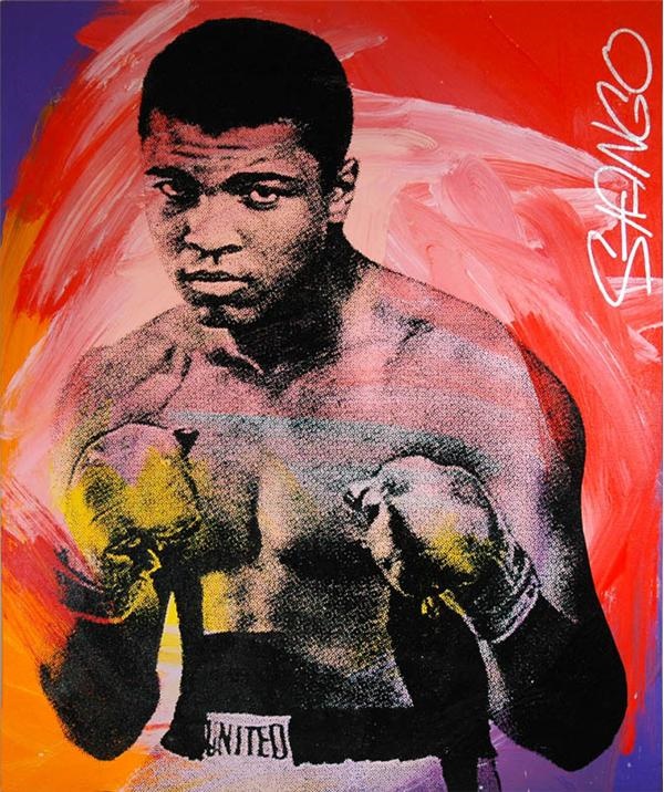 Cassius Clay Original Painting by Stango