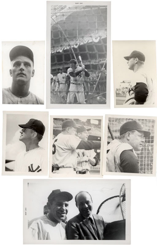 - Circa 1963 Yankees Snapshot Photo Collection with Mantle, Maris, Berra and Ford (41)