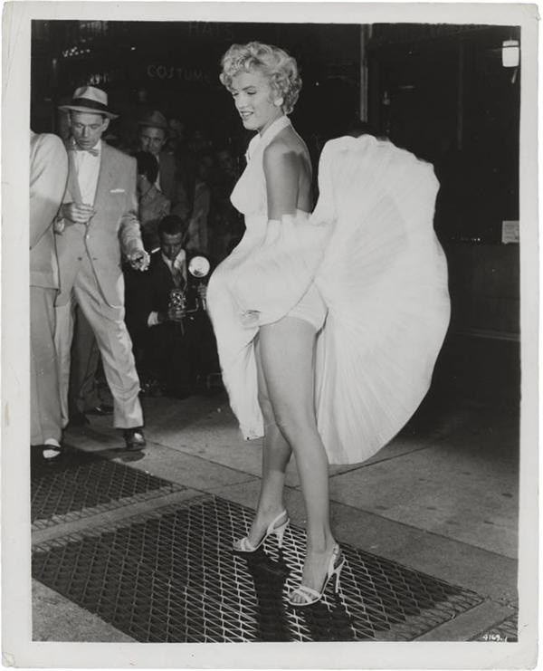 Rock And Pop Culture - 1955 Marilyn Monroe Seven Year Itch Movie Still