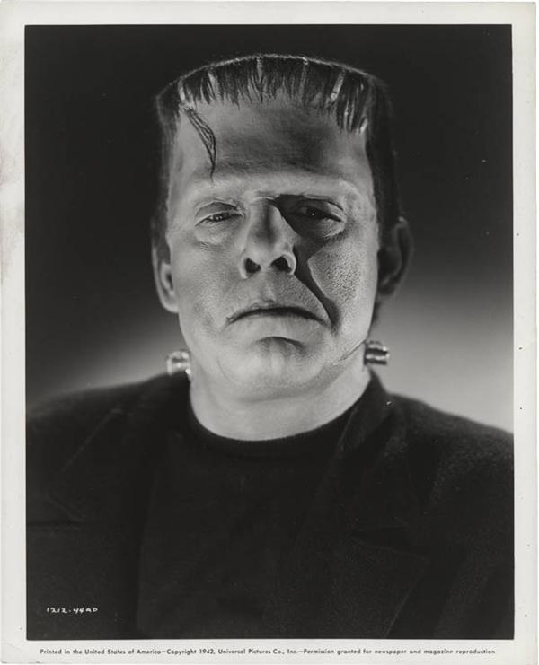 Rock And Pop Culture - 1942 Lon Chaney Jr Ghost of Frankenstein Movie Still Photo