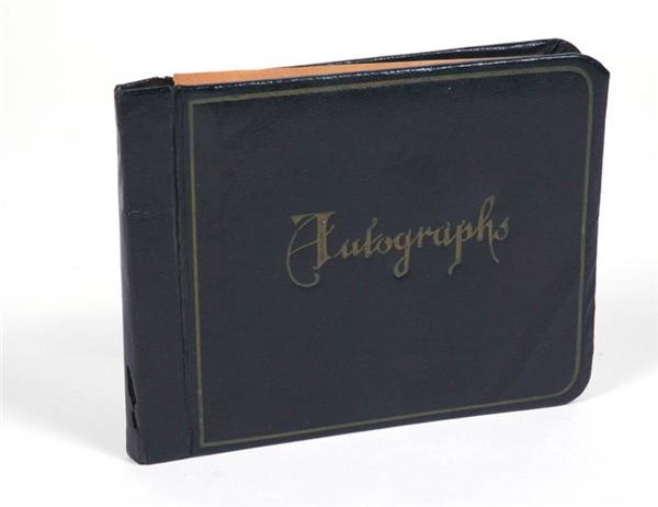 - 1950s Baseball Autograph Album with Mickey Mantle and Ted Williams