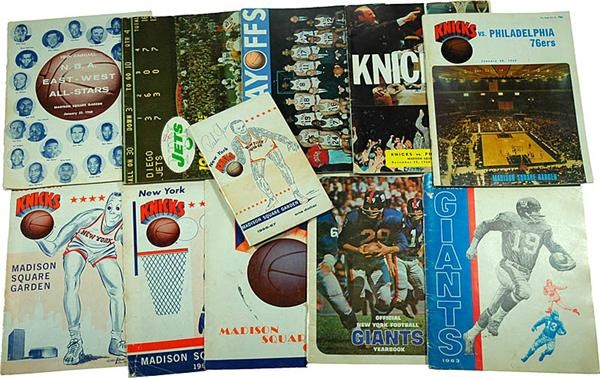1960s New York Sports Programs / Yearbooks (11)