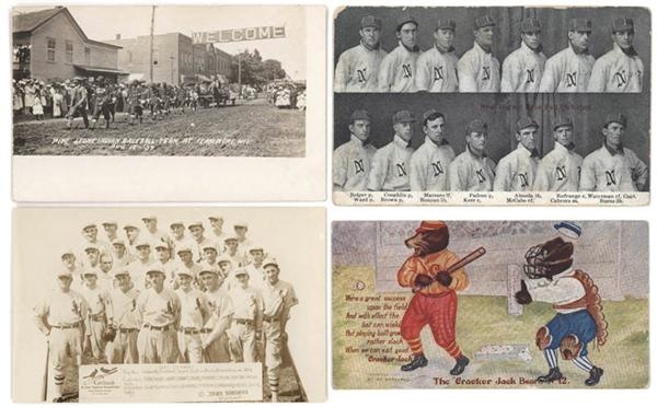 Baseball Postcard Collection with Teams (7)