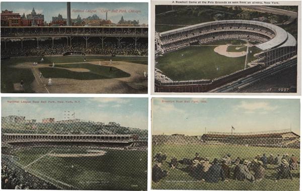 Circa 1910 Baseball Postcard Collection (12)