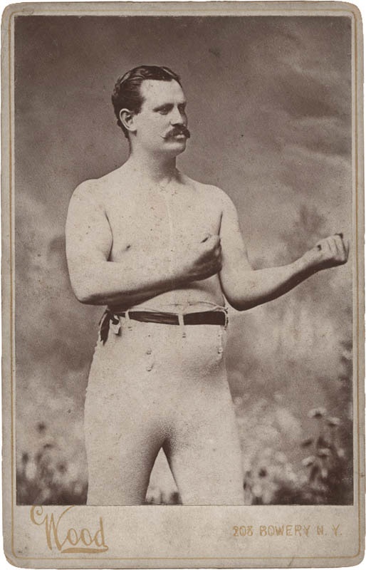 19th Century Paddy Ryan Boxing Cabinet Card