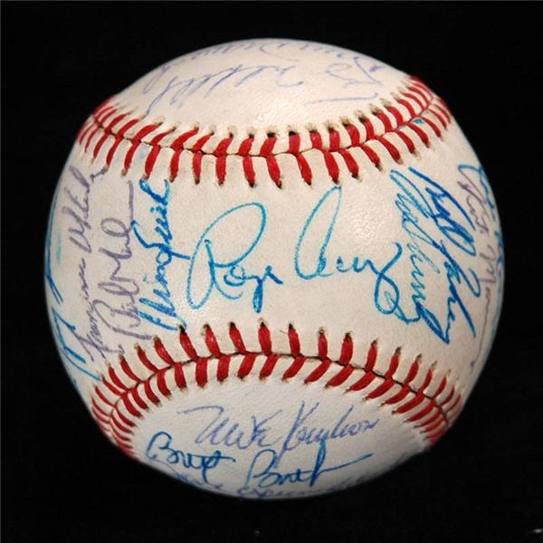 1989 San Francisco Giants NL Champions Team Signed Baseball