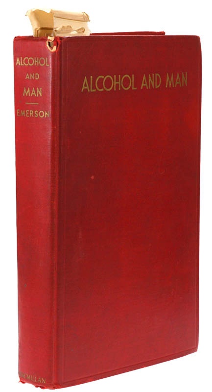 The Dr. James Naismith Collection - 1933 "Alcohol and Man" Book Signed by James Naismith