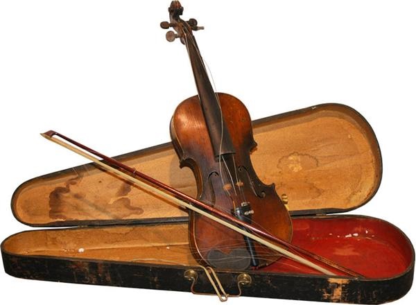 The Dr. James Naismith Collection - Dr. James Naismith&#39;s Personally Owned and Used "Stradivarius" Violin