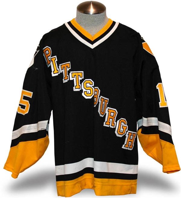 1993-94 Shawn McEachern Pittsburgh Penguins Game Worn Jersey