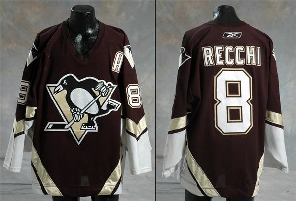 2005-06 Mark Recchi Pittsburgh Penguins Photo-Matched Game Worn Jersey