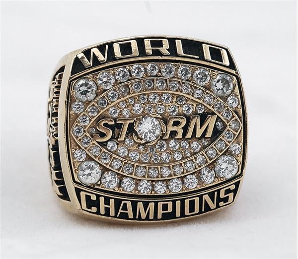 - 2003 Tampa Bay Storm AFL World Champions Ring