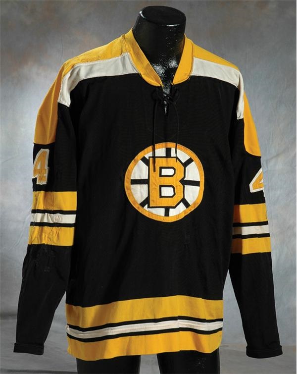 Hockey Equipment - 1969-70 Bobby Orr Game Worn Photo-Matched Boston Bruins Jersey
