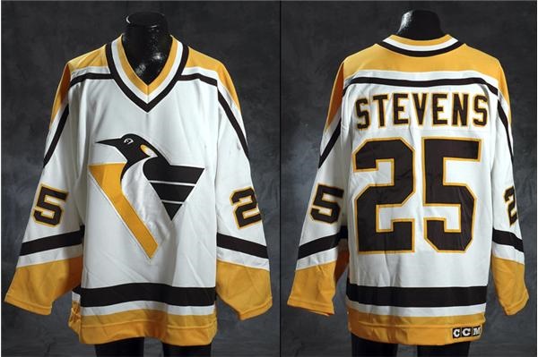 - Circa 1993-94 Kevin Stevens Pittsburgh Penguins Game Worn Jersey