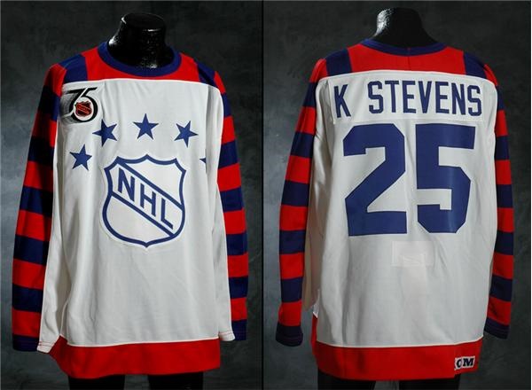 Hockey Equipment - 1992 Kevin Stevens NHL All-Star Game Worn Jersey