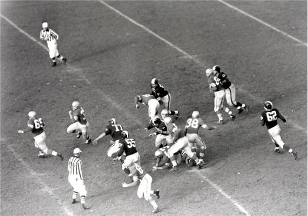 Football - 1952 S.F. 49ers vs. Dallas Cowboys Original Negatives in Rare 5x7” Format (10 negs)