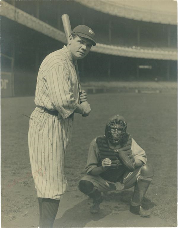 Babe Ruth - The Finest Babe Ruth Photograph Extant (10.5x13.5")
