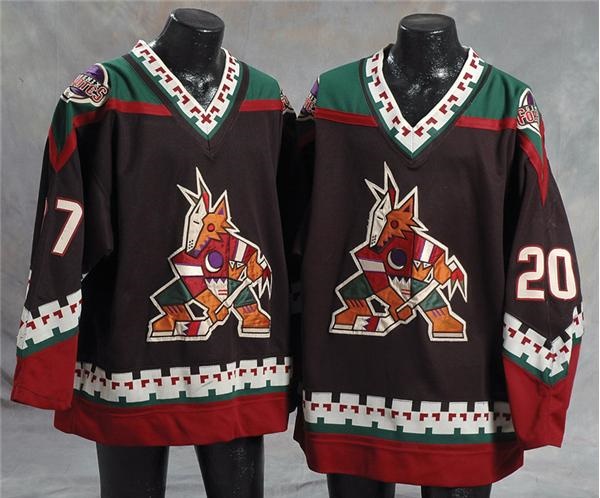 phoenix coyotes game worn jersey