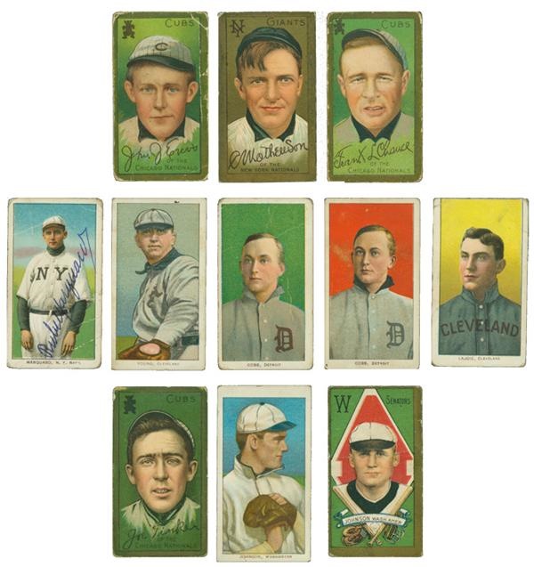 - Massive Collection of T205's and T206's including two Ty Cobb's (300 cards)