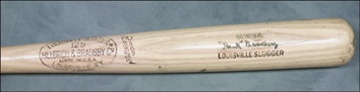 Late 1960's Hank Greenberg Old Timer's Game Used Bat (35")