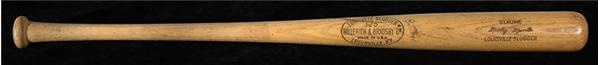 Mantle and Maris - 1965-68 Mickey Mantle Game Used Bat