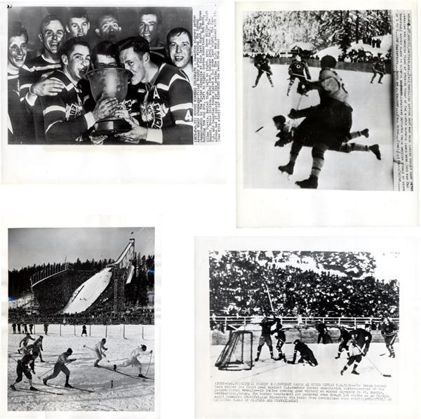 1980 Miracle on Ice & Olympics - 1948 and 1952 Winter Olympics including Hockey (30+ photos)