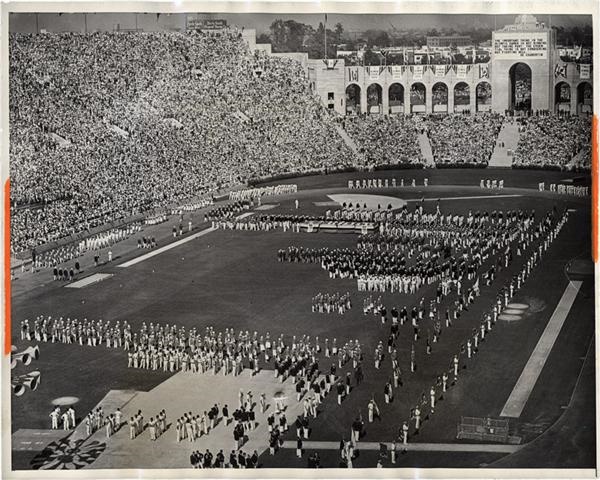 1980 Miracle on Ice & Olympics - Opening Ceremonies 1932 Los Angeles Summer Olympics (4 photos)