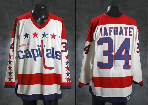 Hockey Equipment - 1990-91 Al Iafrate Washington Capitals Game Worn Jersey