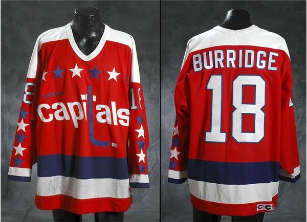 Hockey Equipment - Circa 1993-94 Randy Burridge Washington Capitals Game Worn Jersey