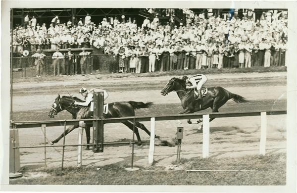 Horse Racing - Seabiscuit Wins the $20,000 Butler Handicap (1937)