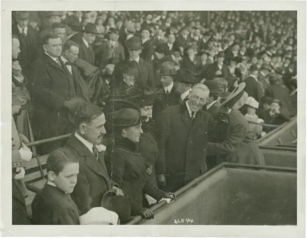 - President Woodrow Wilson at Opening Day