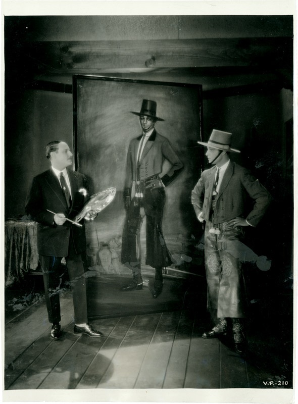 - Rudolph Valentino Painted as Spanish Lover (circa 1927)