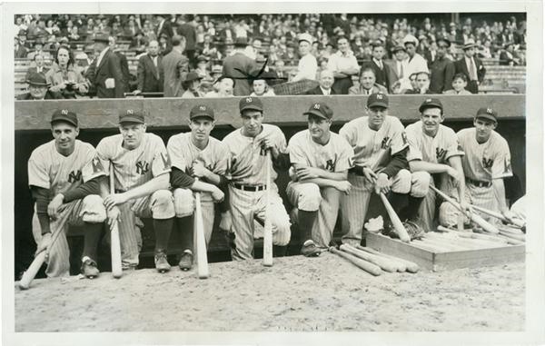 Babe Ruth and Lou Gehrig - Mini Panorama of Murderer’s Row (1938)