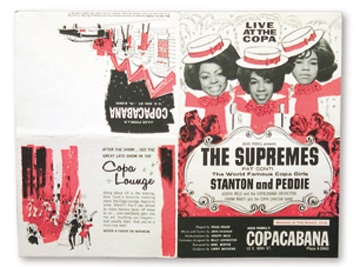 - The Supremes at the Copacabana Program