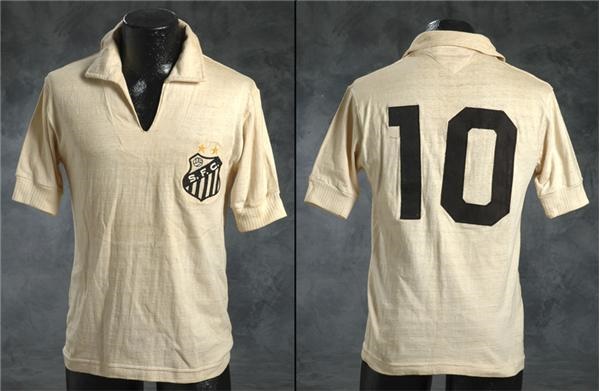 - Mid 1960’s Pele Game Worn Santos Jersey