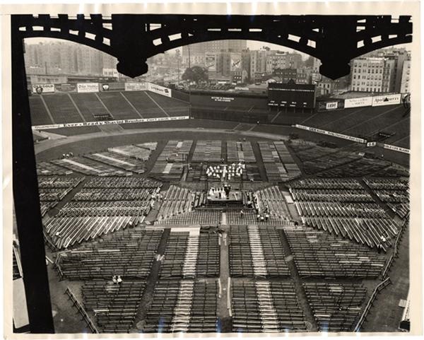Babe Ruth and Lou Gehrig - Yankee Stadium: Through the Facade (1930)