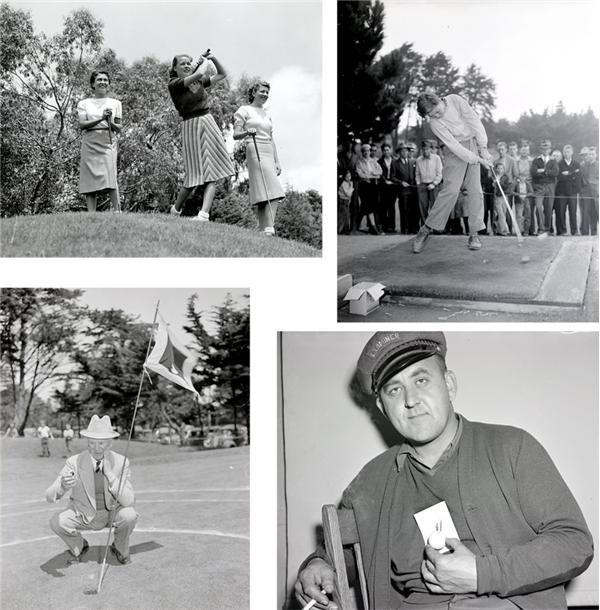 Golf - Large Collection of 1930s-40s Golf Original Negatives (90+ negs)