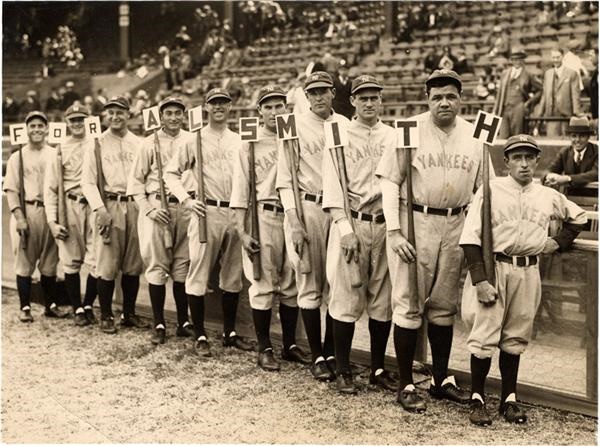 - Yankees For Al Smith with Babe Ruth & Lou Gehrig (1928)